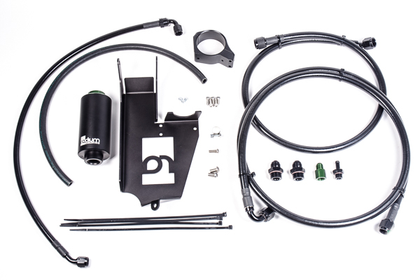 Radium Engineering — Radium Engineering Fuel Hanger Plumbing Kit EVO 7/8/9 Microglass Filter - view 3